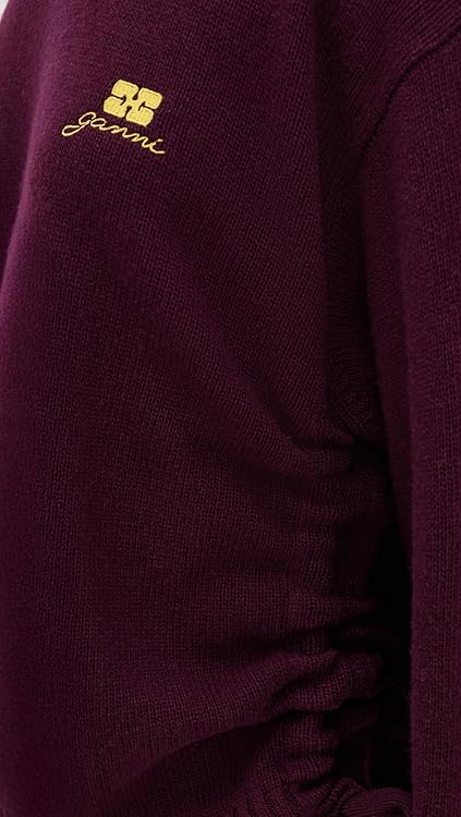 Ganni Women's Future Wool Mix Oversized Sweater