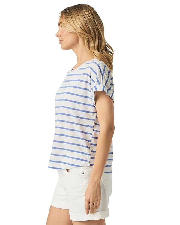 Splendid Women's Skye Short-Sleeve Stripe Tee Shirt