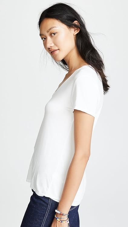 Splendid Women's Sloane Short Sleeve Scoop Tee Shirt