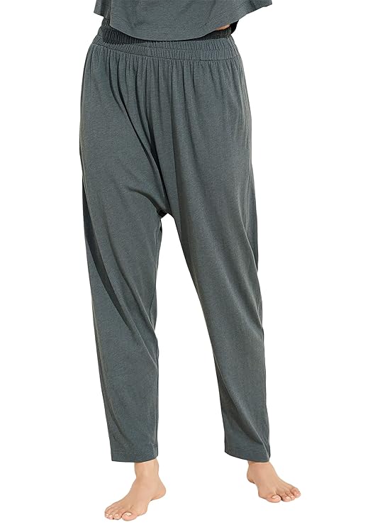 Eberjey Aloe Infused Cotton - The Harem Pants Kelp XS
