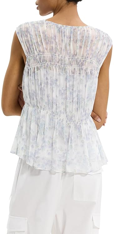 Theory Women's Sl Rchd V Top