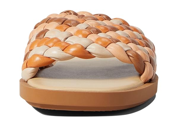 Madewell The Suzi Slide Sandal in Multi Woven Leather