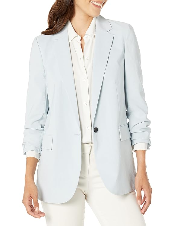 Theory Women's Casual Blazer in Crisp Poly