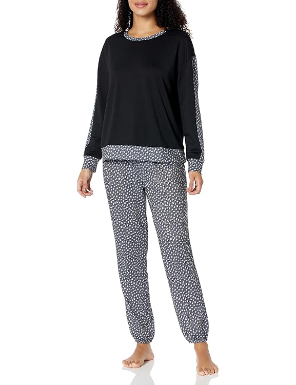 Splendid Women's Women's Contrast Trim Jogger Set
