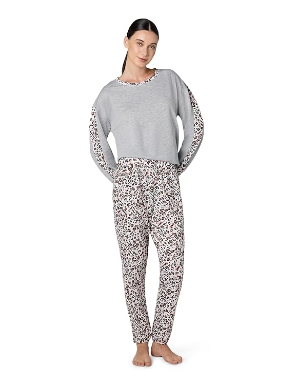 Splendid Women's Women's Contrast Trim Jogger Set