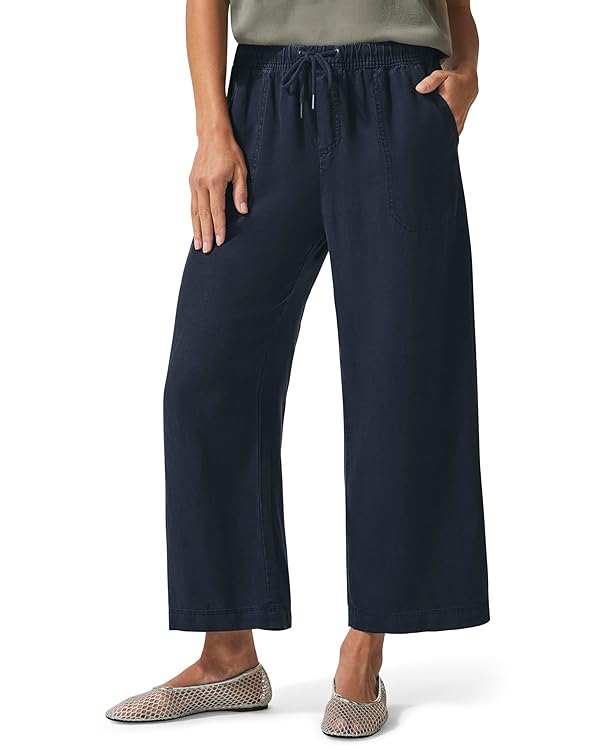 Splendid Womens Angie Crop Wide Leg Pant