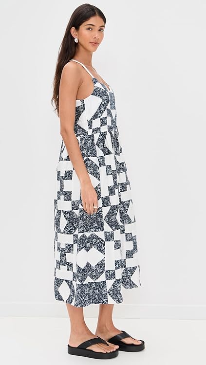 Sea Women's Ana Patchwork Print Tank Dress