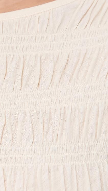 Madewell Women's Smocked Boat Neck Top