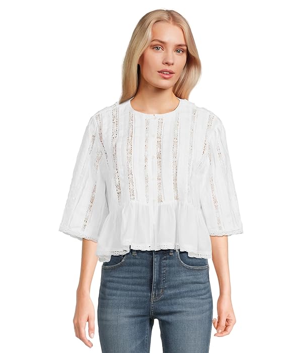 Madewell Women's Bobbi Top - Cotton Viscose Voile