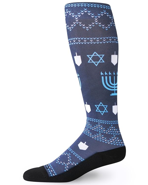 Comrad Breathable Knee High Compression Socks with Targeted Arch Support