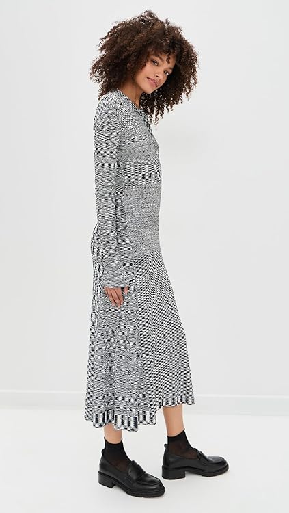 Ganni Women's Spacedyed Knit Dress