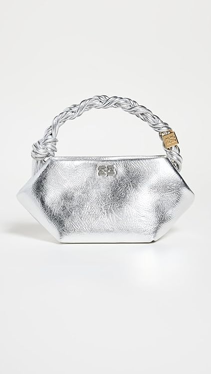 Ganni Women's Bou Bag Mini Silver