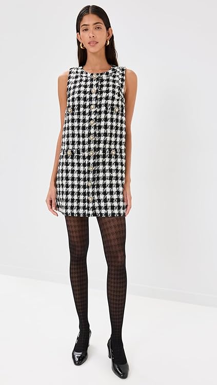 commando Women's Houndstooth Sheer Tights