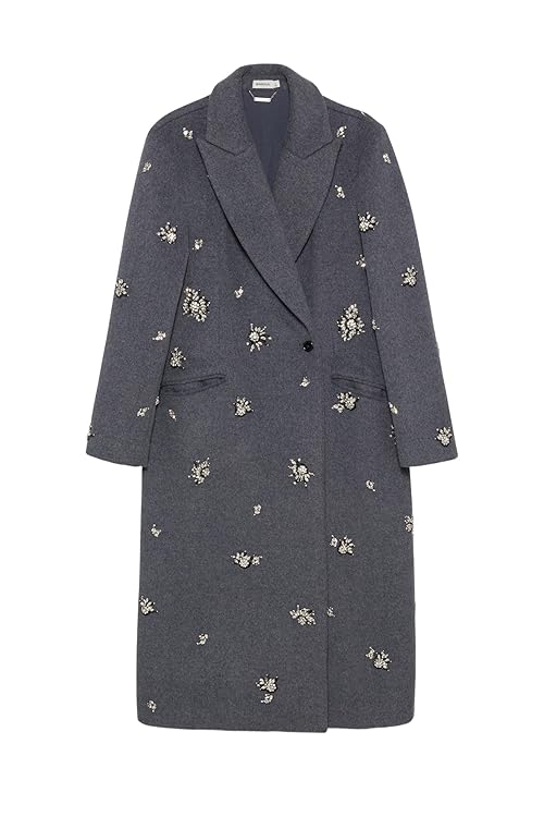 Gianni Embellished Wool Coat