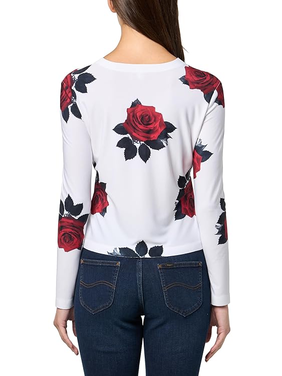 Norma Kamali Long Sleeve Crew Top Shorts