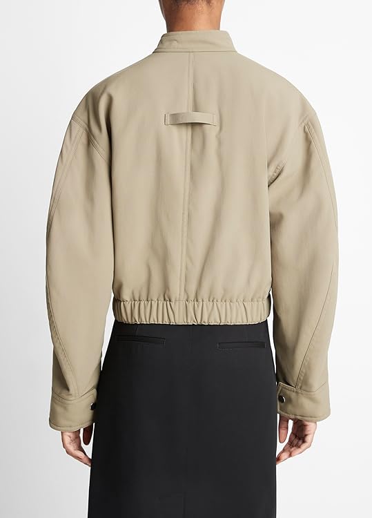 Vince Women's Cropped Bomber Jacket