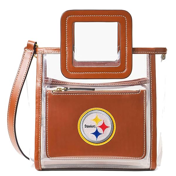 STAUD Women's Pittsburgh Steelers Clear Mini Shirley Bag