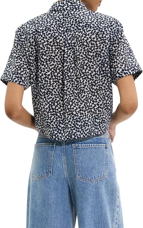 Theory Women's Tie Front Ss Bl