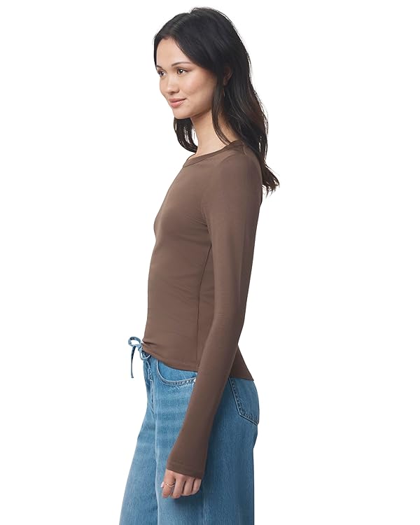 Splendid Women's Splendid X @Cellajaneblog Layering Long Sleeve Tee