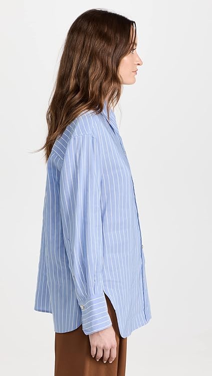 Vince Women's Oversized Stripe Shirt