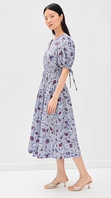 Ulla Johnson Women's Adriana Short Sleeve Cotton Dress