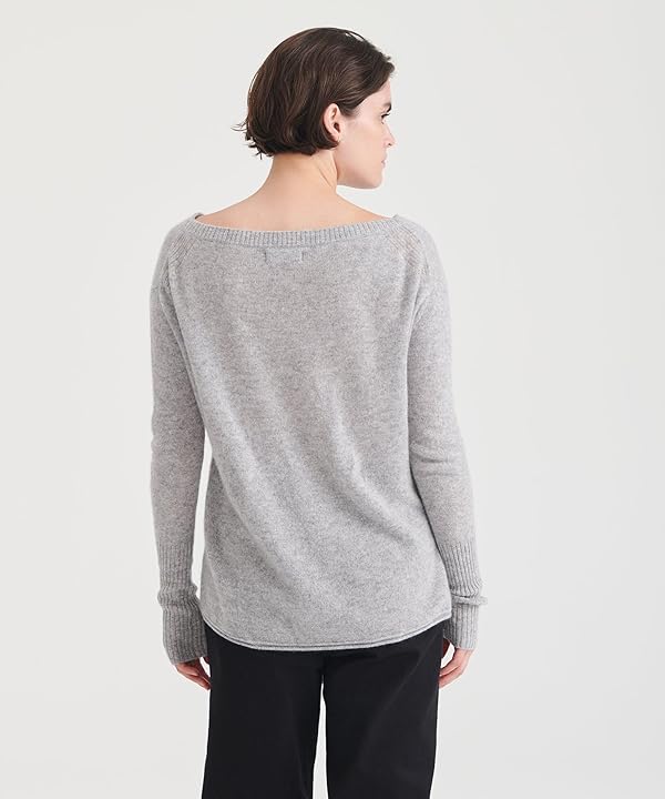 NAADAM Womens Cashmere Boatneck Sweater