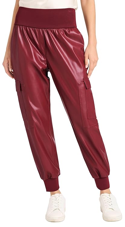 Cinq à Sept Women's Lite Vegan Leather Giles Pant