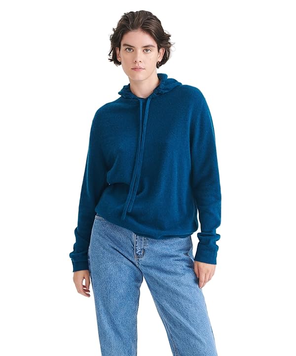 NAADAM womens Women's the Off-duty Cashmere Hoodie