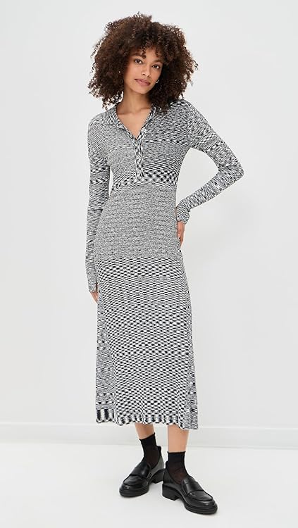 Ganni Women's Spacedyed Knit Dress