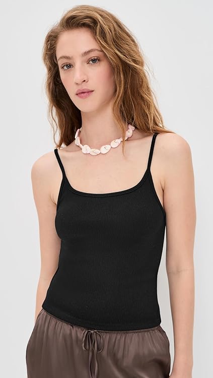 DONNI. Women's The Rib Spaghetti Tank