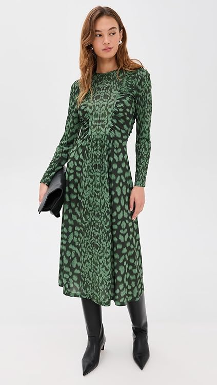 Sea Women's Claude Long Sleeve Midi Dress