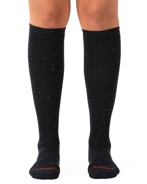 Comrad Premium Cotton Knee High Socks - 15-20mmHg Graduated Compression Socks - Soft & Breathable, Unisex