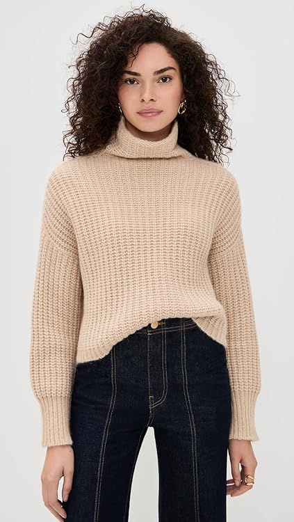 Ulla Johnson Women's Veron Alpaca Knit Turtleneck Pullover