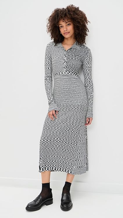 Ganni Women's Spacedyed Knit Dress
