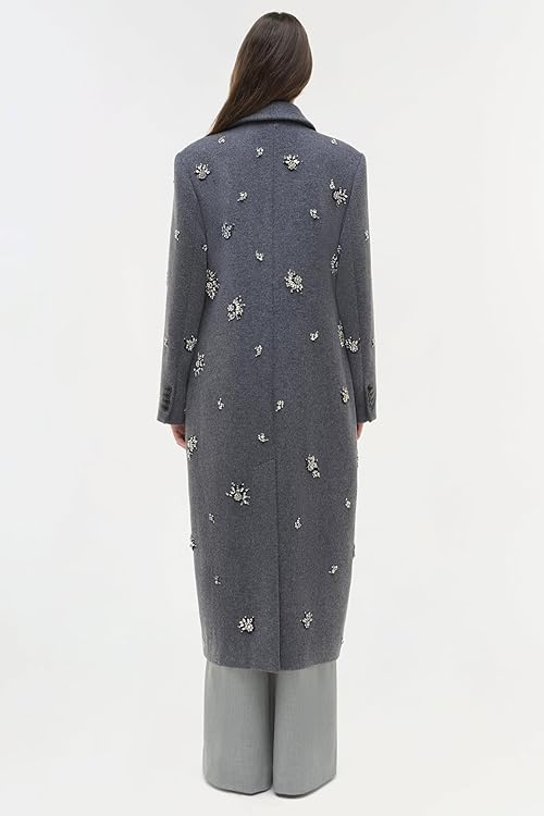 Gianni Embellished Wool Coat
