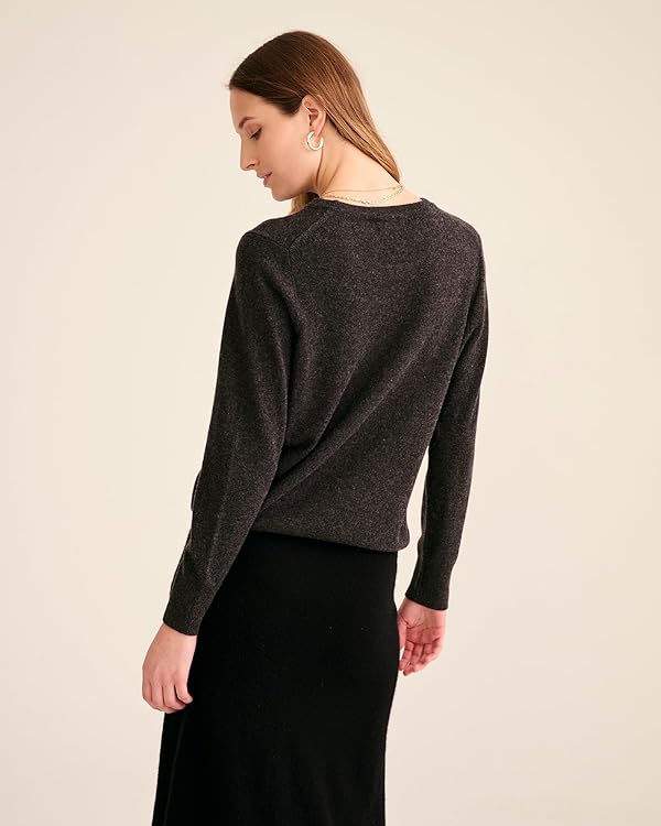 Women's Original Cashmere Crewneck Sweater (US, Alpha, Medium, Regular, Regular