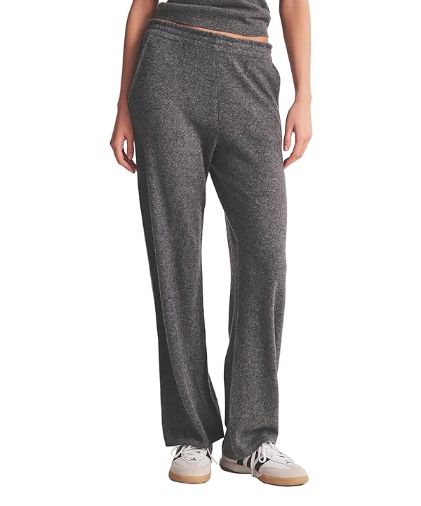 NAADAM Women's Signature Cashmere Paperbag Wide Leg Pants