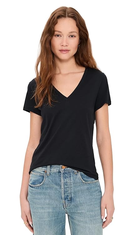 Vince Women's Essential V Neck Tee