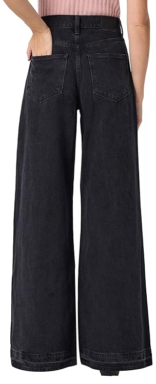 PAIGE Women's Cameron Wide Leg W/Undone Finished Hem