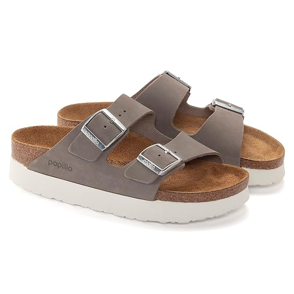 Birkenstock Women's Platform Arizona Pl Dove Gray Nb N