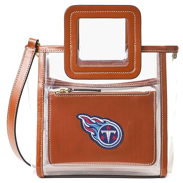 STAUD Women's Tennessee Titans Clear Mini Shirley Bag