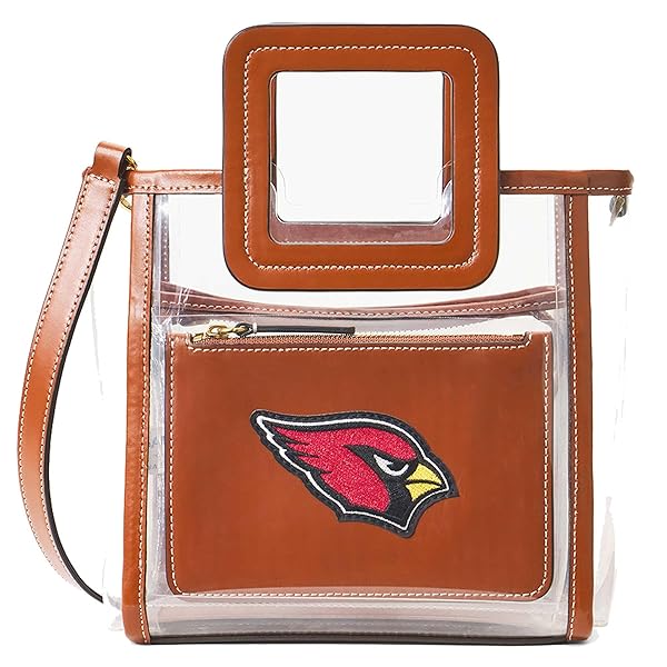STAUD Women's Arizona Cardinals Clear Mini Shirley Bag