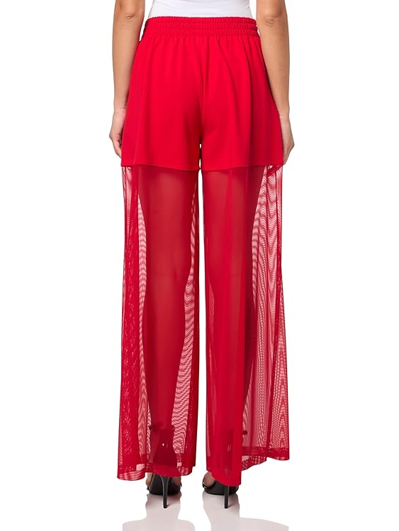 Norma Kamali Women's Boyfriend Elephant Sweatpant W/Mesh