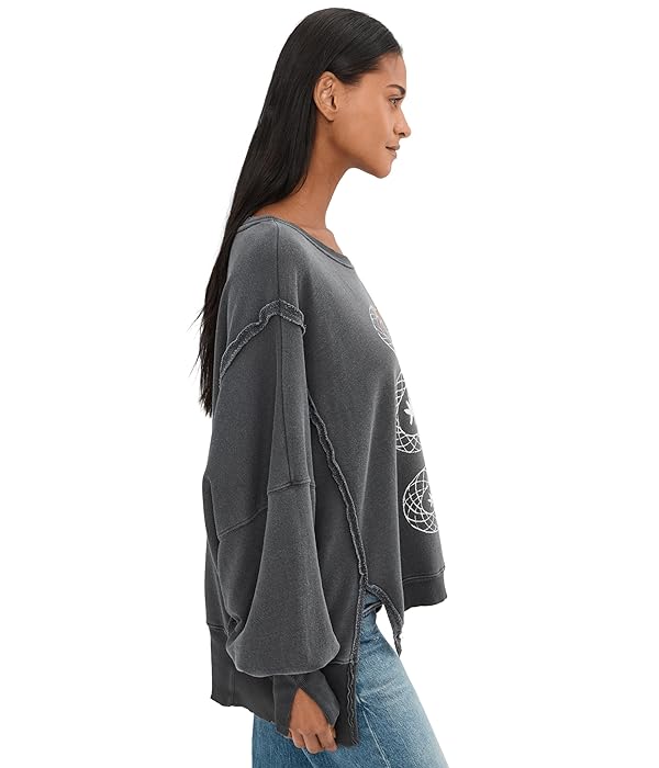 Free People Women's We the Free Graphic Camden Pullover