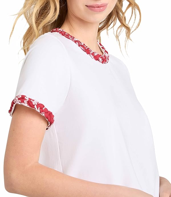 Cinq à Sept Womens Bandana Braided Tee