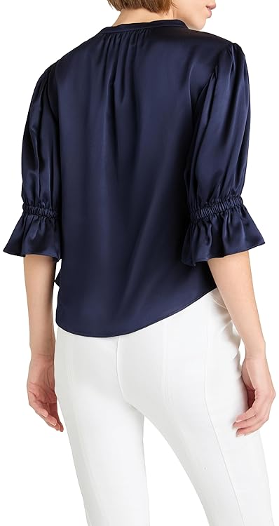 Cinq à Sept Women's Split Neck Fiona Top