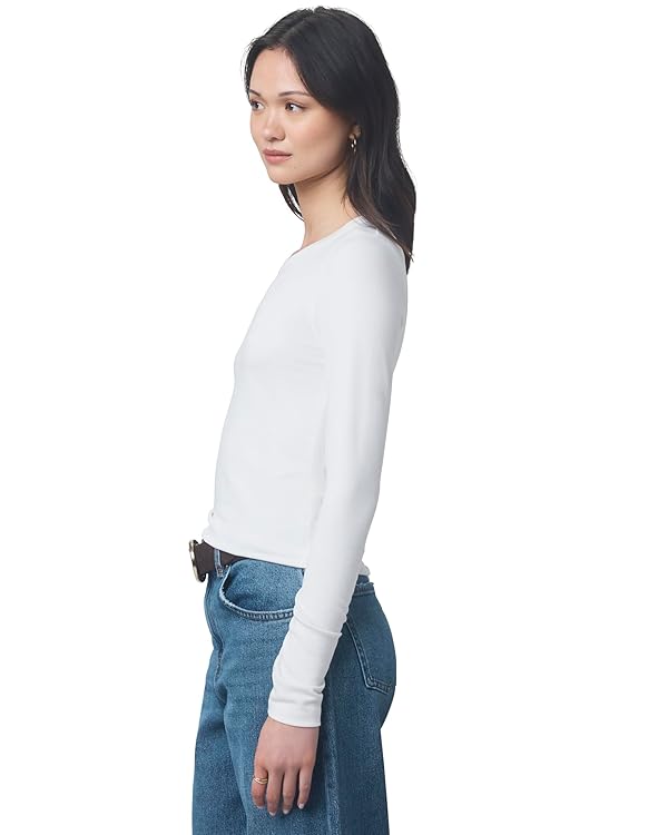 Splendid Women's Splendid X @Cellajaneblog Layering Long Sleeve Tee