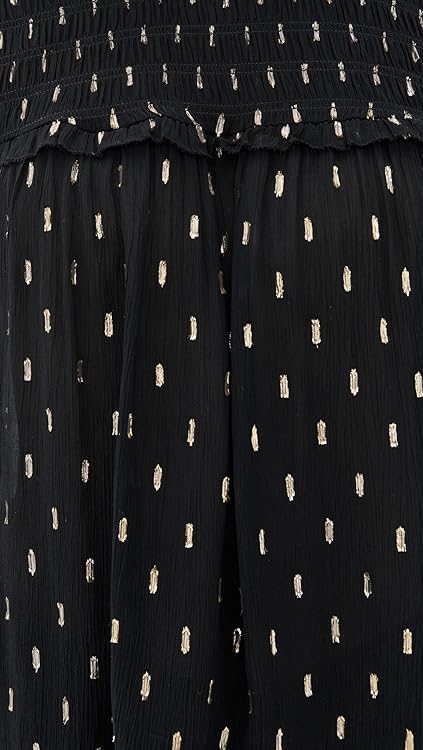 Madewell Women's Smocked High-Neck Long-Sleeve Top