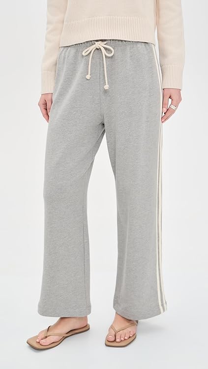 DONNI. Women's The Eco-Terry Stripe Pants