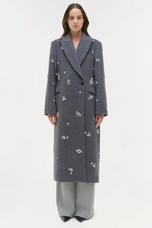 Gianni Embellished Wool Coat